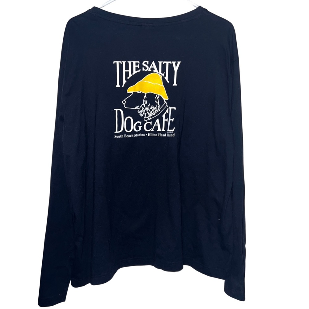 The Salty Dog Café Women’s Long Sleeve Black T-shirt Size 2XL